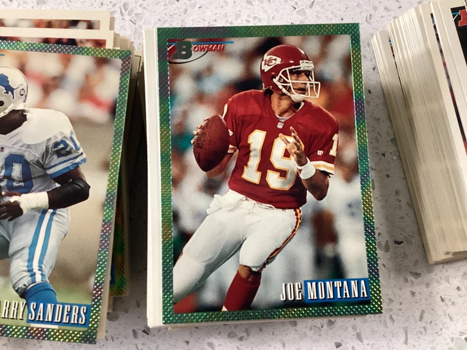 Juego completo de fútbol americano Bowman 1993 las 423 tarjetas con lámina de oro SP casi como nuevo/casi nuevo-como nuevo Foto 4 de 4