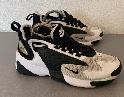 Nike Air Zoom 2000 Sneaker A00354-100 Schwarz Weiß Größe 38 EU / 4,5 UK / 7 US