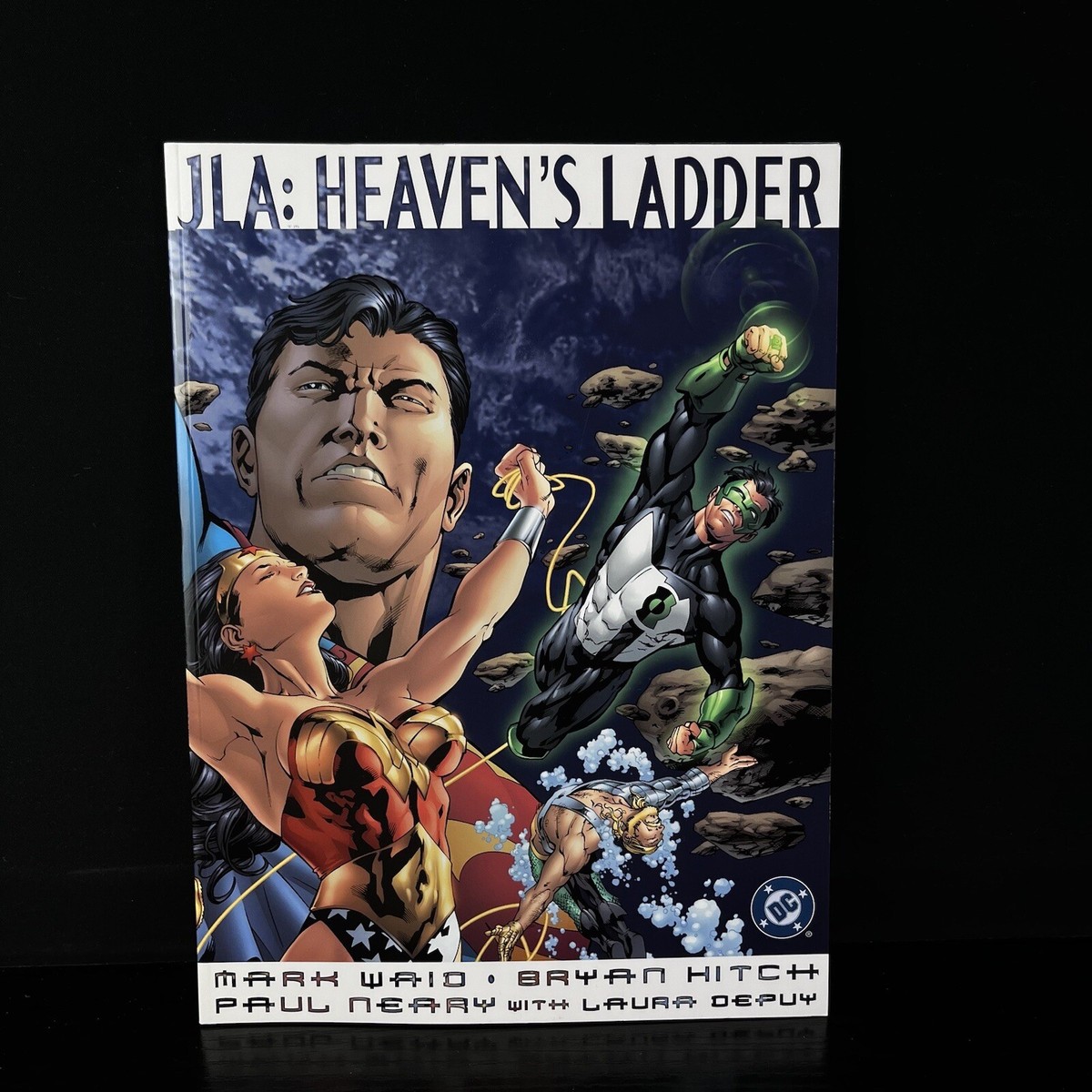 JLAページ DC COMICS- JLA: HEAVEN's LADDER, Graphic Novel 2000 Oversized