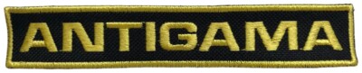 ANTIGAMA - Yellow Logo - 2,5 x 13,9 cm - Patch - 169246