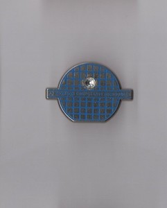 Thomson Pin's - Mikrowellenkomponenten (vergoldeter Zamak mit Stein verziert) signiert ATC