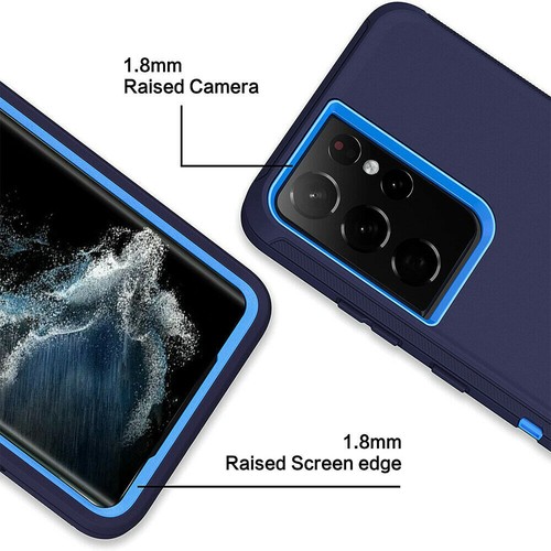 For Samsung Galaxy S22 Ultra Plus S21 FE 5G Case Shockproof Heavy Duty Cover - 第 11/98 張圖片