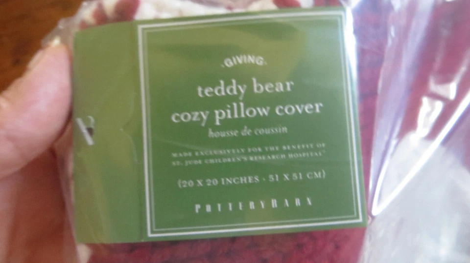 Pottery Barn праздничная подушка Sham плюшевый медведь Disney день рождения вечеринки детский подарок, - Изображение 4 из 4