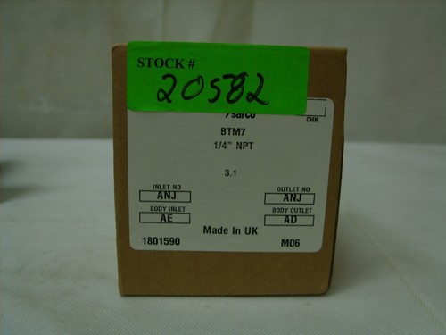 Spirax-Sarco 1801590 - 1/4" BTM7 Vertical Sanitary Thermostatic Steam Trap - NIB - Picture 3 of 15