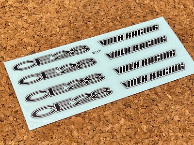 High-Quality 16″ 17″ CE28 Volk Racing Replacement Sticker (Japan