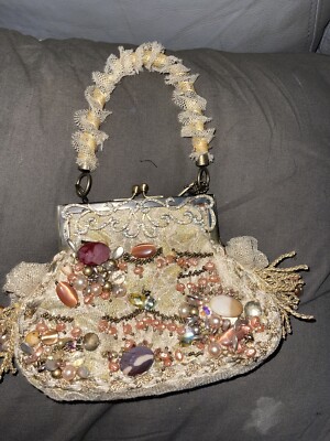 Mary Frances Gold and Silver Beaded Accessories Mary Frances Accessories,  main image 4