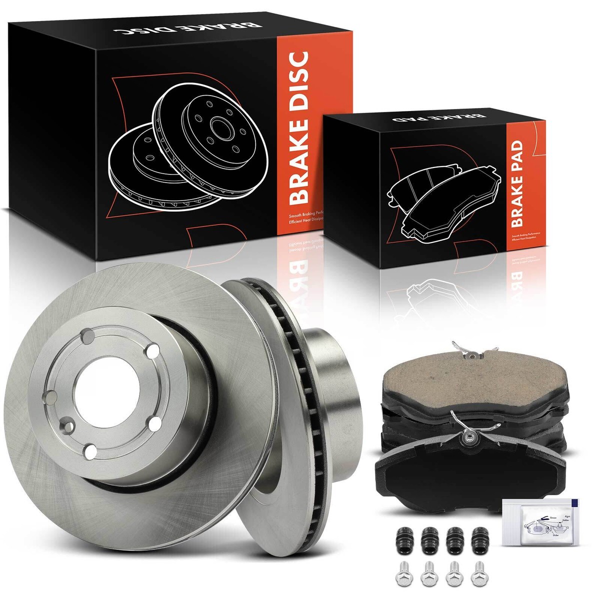 Front Brakes and Rotors Kit for BMW 540i for BMW 740i for