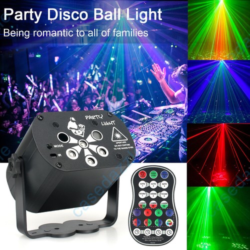 LED Disco Lights Party Laser Stage Light Strobe DJ KTV Show Lighting Dance Lamp - Bild 8 von 14