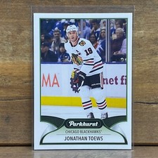 2021-22 Parkhurst Hockey Card #38 Jonathan Toews Chicago Blackhawks