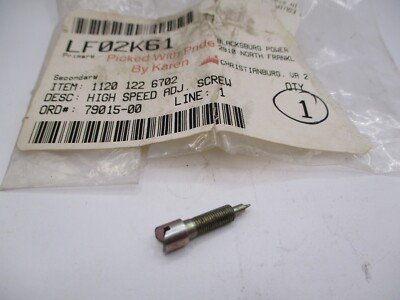 NEW OEM STIHL Chainsaw High Speed Carburetor Adj Screw 009 010 011 012 (READ!)