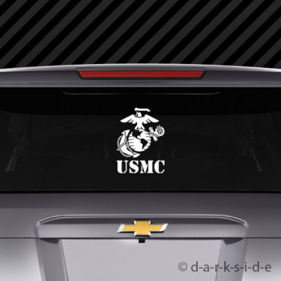 Large USMC EGA Sticker Vinyl marines marine corps earth globe anchor | eBay