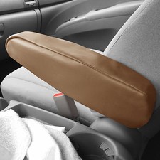 Faux Leather Pair Auto Car Suv Minivan Truck Armrest Covers Black Gray Or Beige