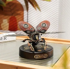 ROKR 3D Metal Puzzle Model Kits Rhinoceros Beetle Model Building Kits Adult Toy