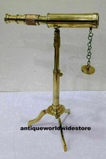 Brass Telescope Vintage collectible Telescope With Nautical Brass Stand Gift