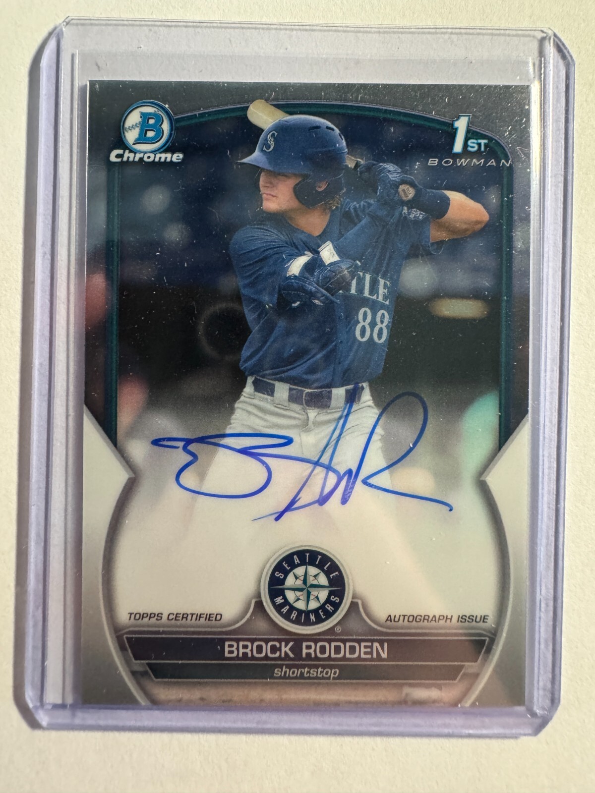 K248,272 - 2023 Bowman Chrome Draft Autographs #CDABR Brock Rodden Auto