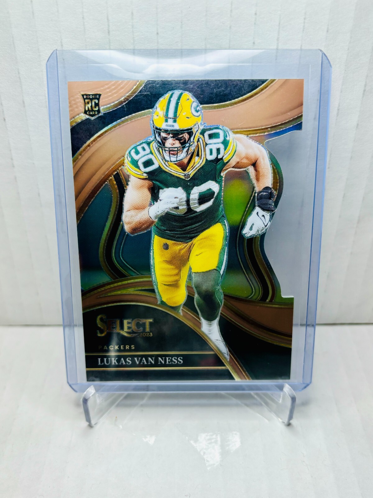 2023 Panini Select Club Level LUKAS VAN NESS Copper Die-Cut RC /299 #239 Packers