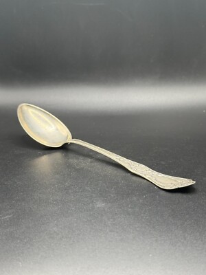 Antique Norwegian 830 Silver Spoon 18cm – Ornate Design | eBay