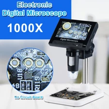 1000X 4.3" LCD Monitor Electronic Digital Video Microscope LED HD Magnifier🥇