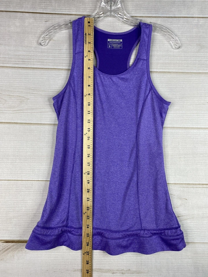 Top de capa 8 para mujer S púrpura sin mangas Qwick Dry Performance camiseta sin mangas ropa deportiva Foto 4 de 4