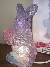 Vintage Bunny w/Egg Lamp 8  