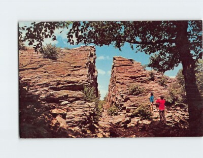 Postcard Split Rock at Split Rock Lodge On Lake Harmony Pennsylvania