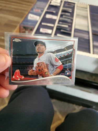 2014 Topps Chrome Update Mookie Betts #MB-46 Rookie Debut Rookie Card RC