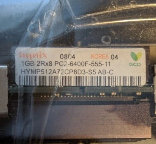 Hynix 4GB Total (4x1GB)  PC2-6400F-555-11 DDR2 RAM for  2006/2007/2008 Mac Pro - Image 4 of 4