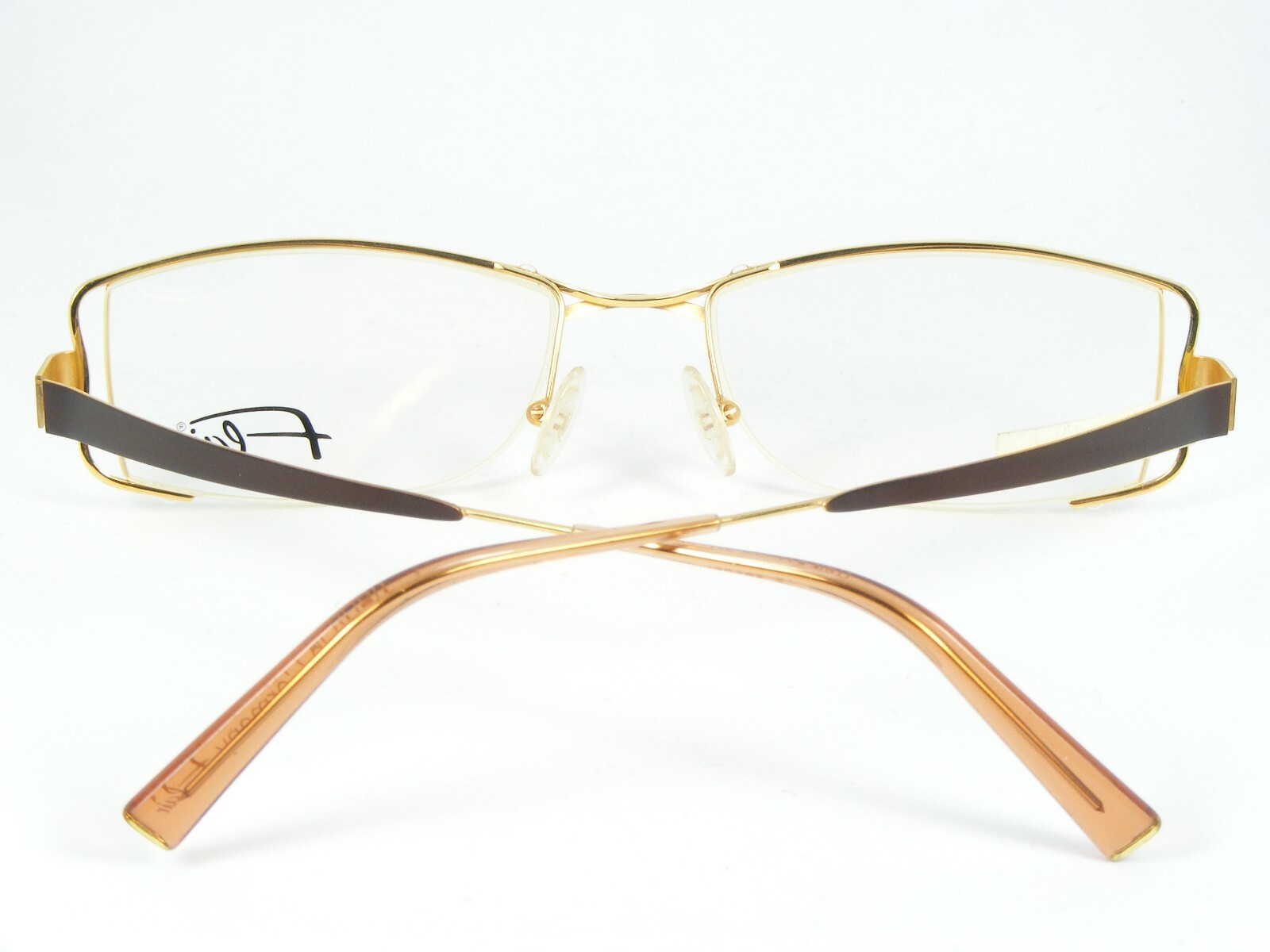 Flair MOD 852 COL 521 GOLD /BROWN EYEGLASSES GLASSES FRAME 50-18-135mm ...