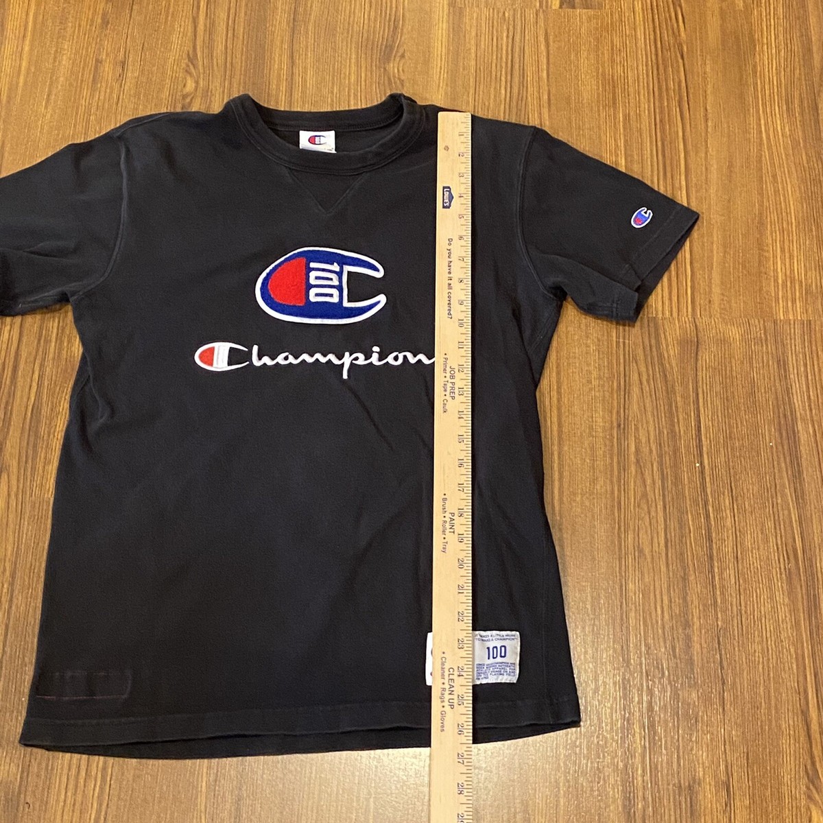 Champion 100 Logo Century Collection T Shirt Men Medium Champion 100 Logo Century Collection T Shirt Men Medium