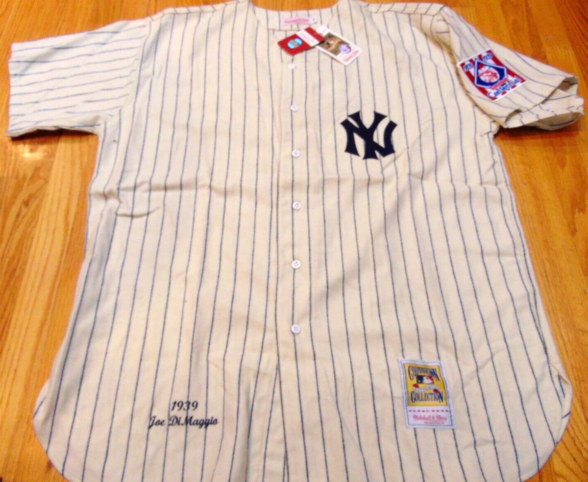 MITCHELL & NESS MLB 1939 NEW YORK YANKEES JOE DIMAGGIO AUTHENTIC JERSEY  3XL 56