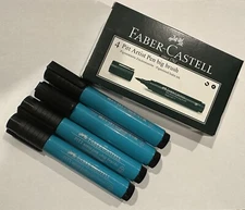 Faber-Castell Pitt Big Brush Artist Pens -[PACK OF 4] Cobalt Green 156