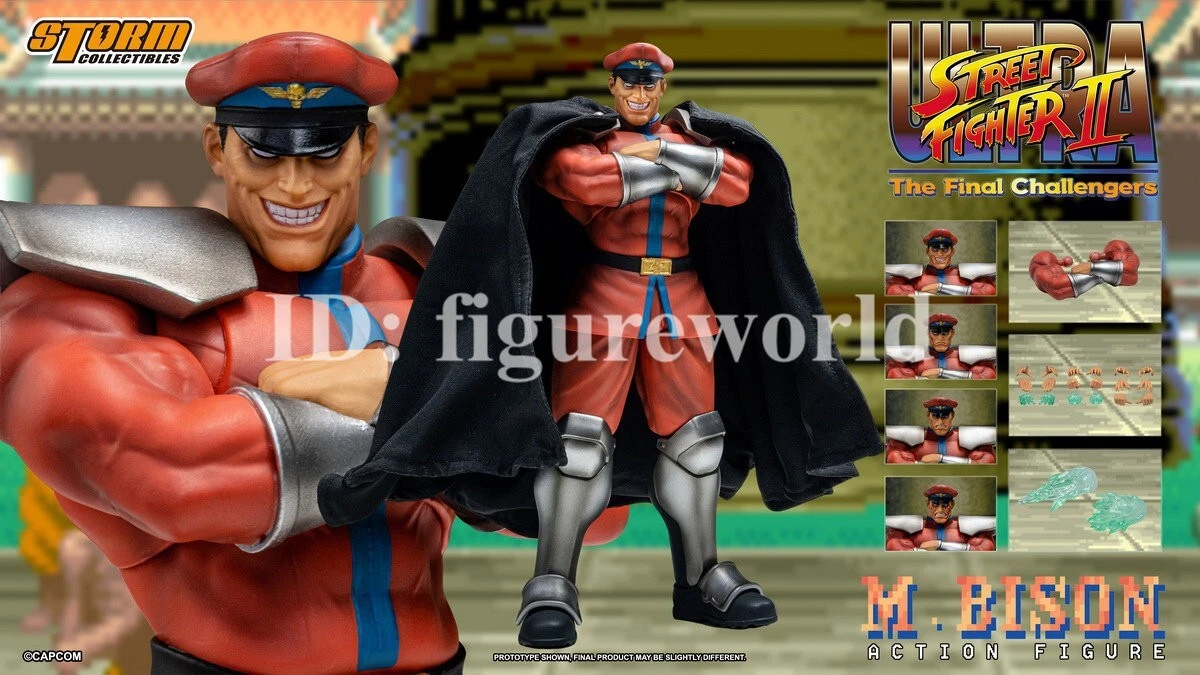 Storm Toys ストリート ファイターII マイク・バイソン CPSF30 Storm Toys CPSF30 1/12 M. Bison Ultra Street Fighter Male Action