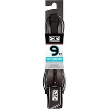 Ocean & Earth Regular Black Longboard/SUP Surfboard Leash - 9'