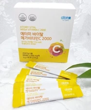 ATOMY Vital Mega Vitamin 2000 3g x 90 Sticks Vitamin C Powder Made in Korea NEW