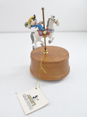 Vintage Mickey's Carousel 6 Inch Music Box by Willitts #63026