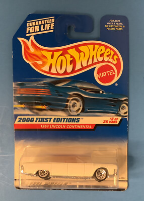 1999 Hot wheels 1964 Lincoln continental 2000 1st edition #3 of 36