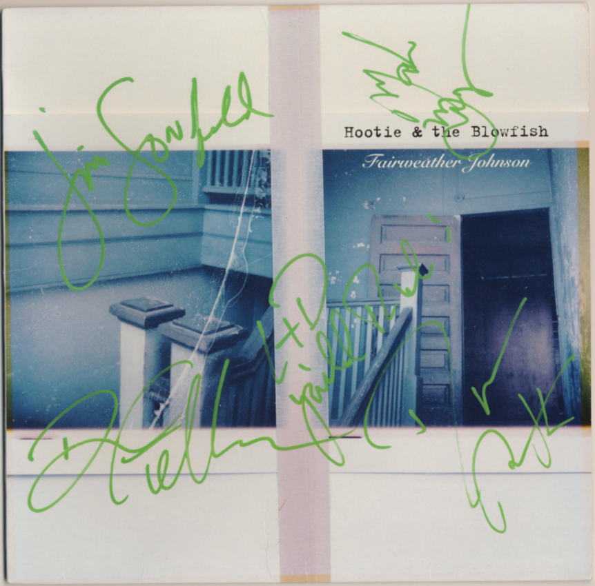 Hootie and the Blowfish Fairweather Johnson Band Signed Record
