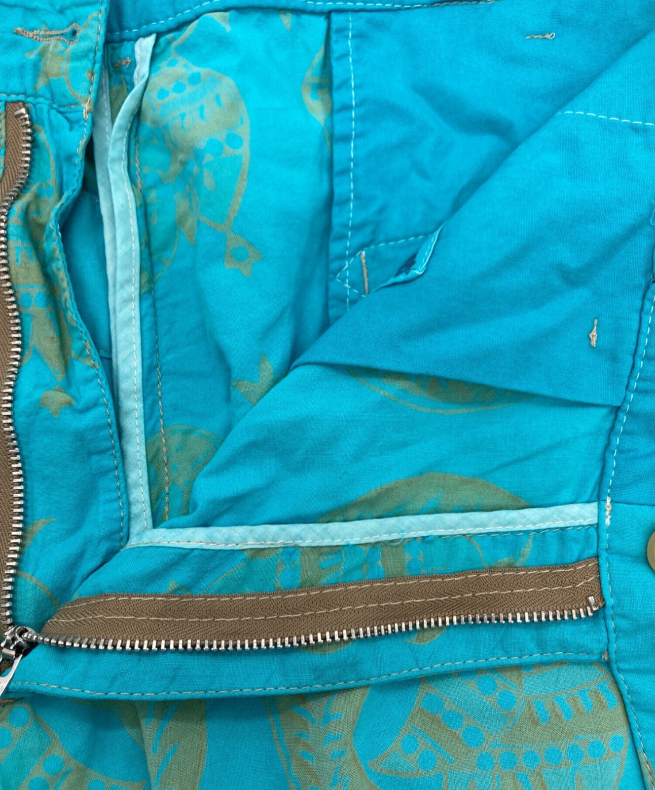 Engineered Garments Patterned Half Pants Size 34 … - image 3