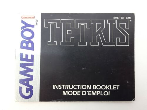 Tetris (Game Boy) Instruction Manual - Picture 1 of 2