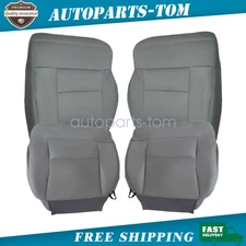 For Ford F150 2004-2008 Front Both Side Flint Gray Cloth Seat Cover CE SE Or UE