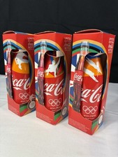Coca Cola - Set Of 3x Limited Edition 2012 London Olympics Full Coke Bottles Set