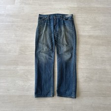 Levi's 502 Mud Wash Straight Jeans 36x33 Faded Whiskers Levi Strauss Japan