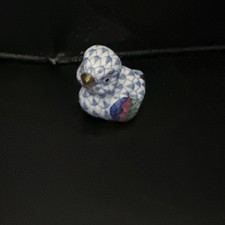 Herend Blue Butterscotch Baby Chick Porcelain Figurine 15243