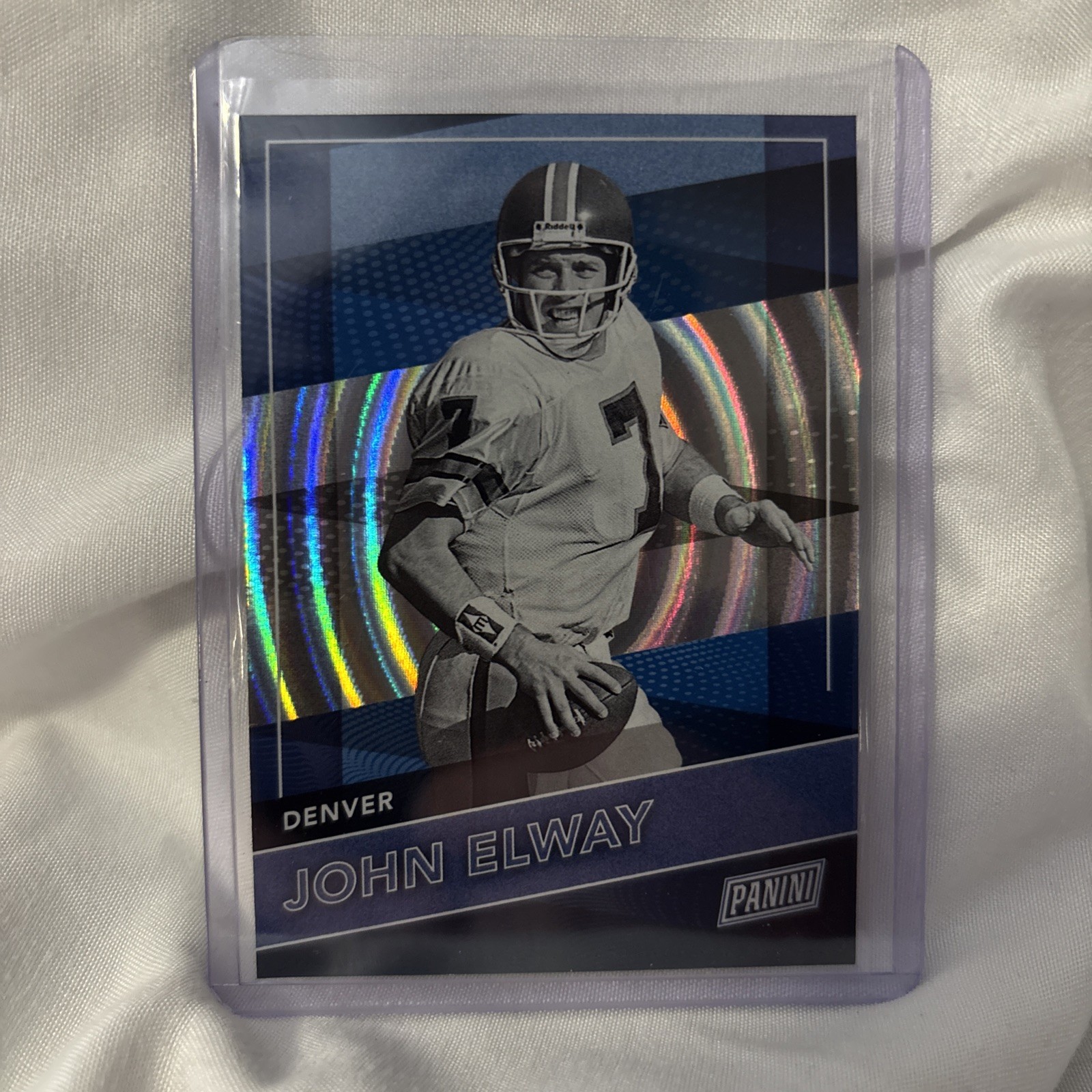 JOHN ELWAY Panini 2026 NSCC National Silver Pack - Silver Swirl Foil 