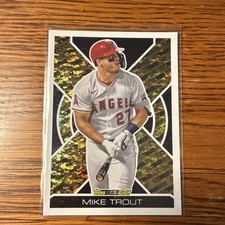 2025 Topps Update Series - Black Gold Mike Trout Angels #BG-1 Baseball Card