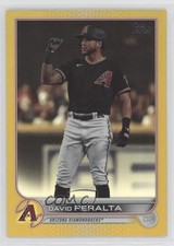 2022 Topps Series 2 Gold Foil David Peralta #410 0g03
