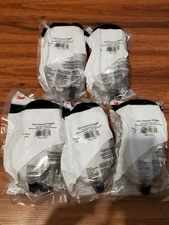 Lot of 5 3M Chemical Goggle 334 Protecive Eyeware Clear Anti Fog Lens