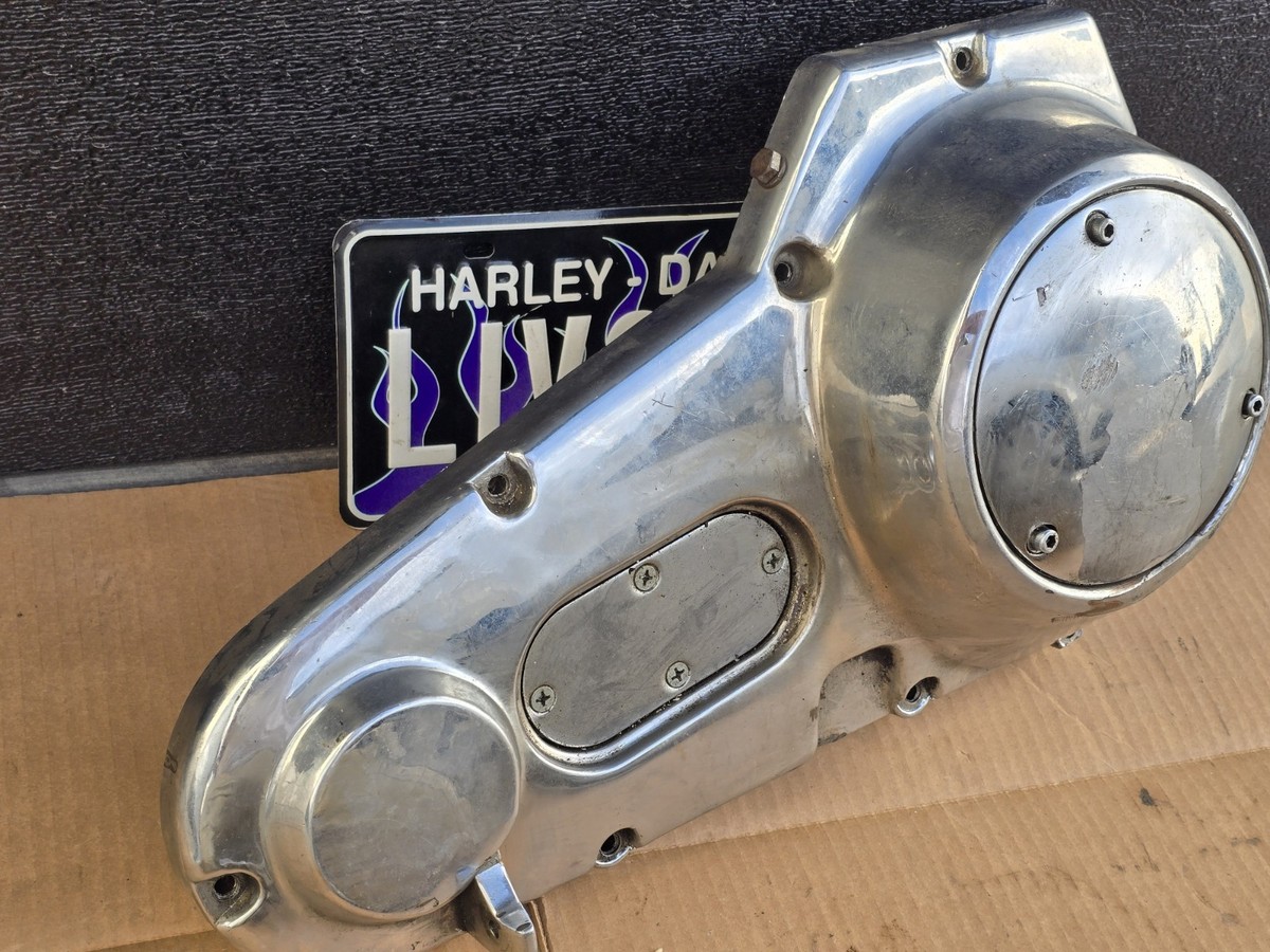 Harley Davidson Chrome Lifeline Outer Primary Cover 77-84 4 Speed