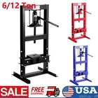 Hydraulic Shop Press 6/12 Ton with Press Plates H-Frame Benchtop Press Stand
