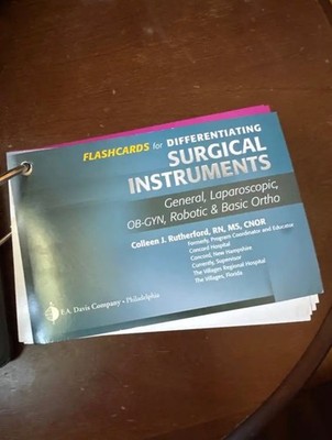 Flashcards for Differentiating Surgical Instruments